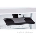 Factory Direct Vente Hauteur Réglable Computer Ergonomic sous un plateau de clavier de bureau